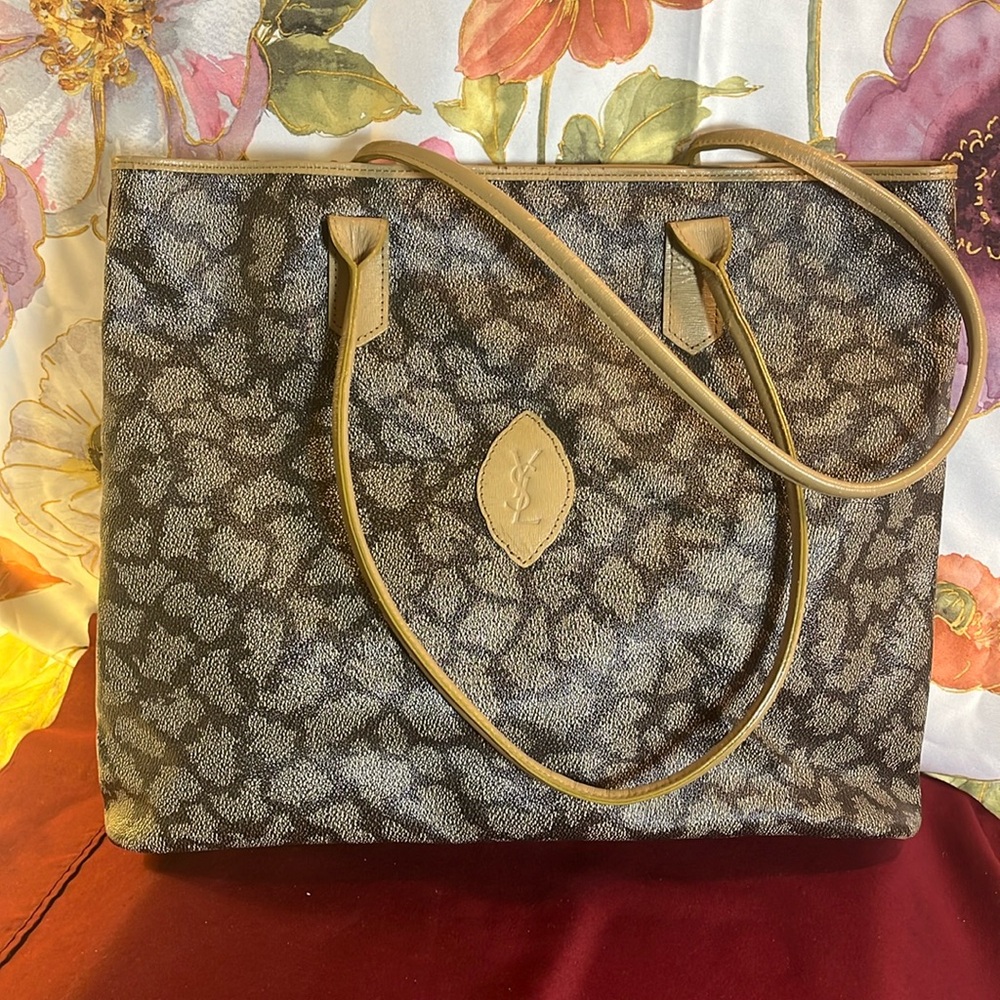 YSL Tote-Beige, Brown and Tan